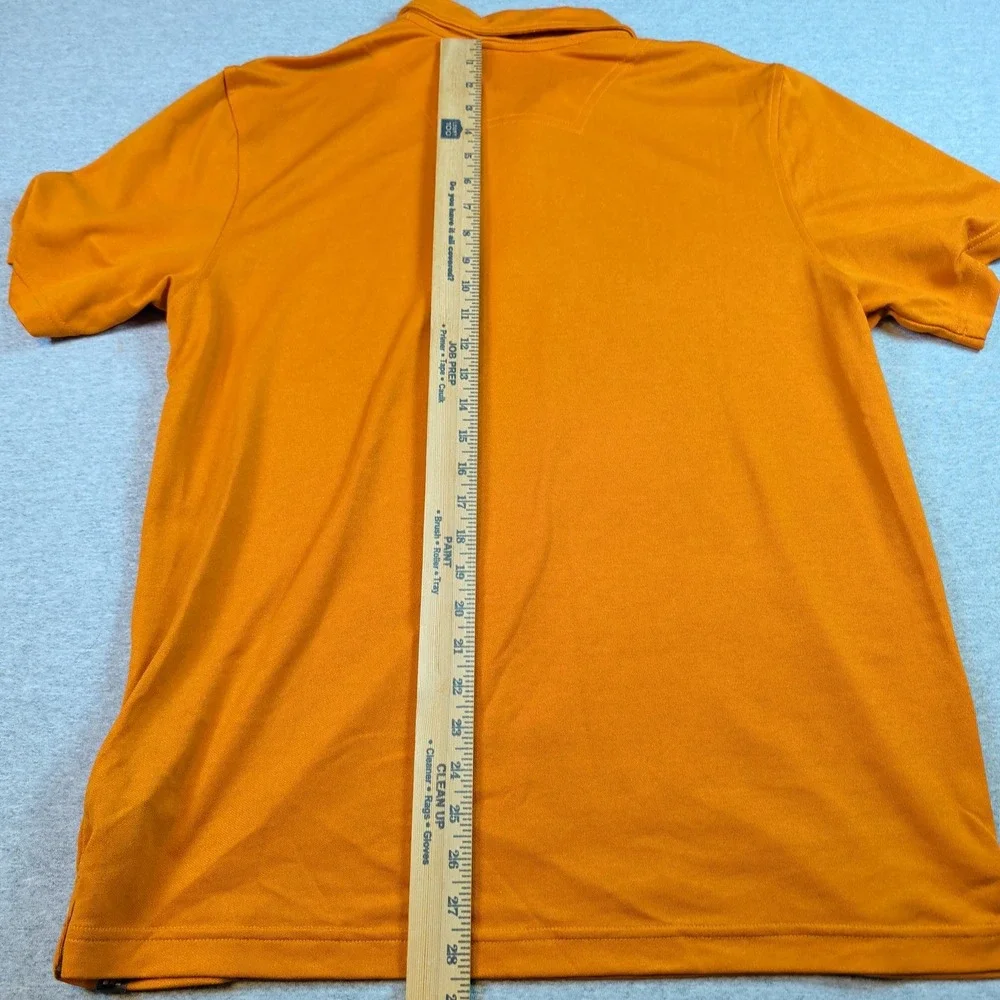 The North Face Mens Groveland FlashDry Polo Shirt Orange CEZ3V1Q 1/4 Zip Large
